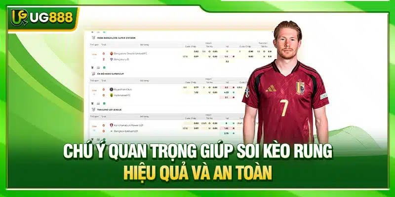 Cách Soi Odds Running Đơn Giản Và Cược Chuẩn Tại UG888 4 Chú ý quan trọng giúp soi kèo rung hiệu quả và an toàn