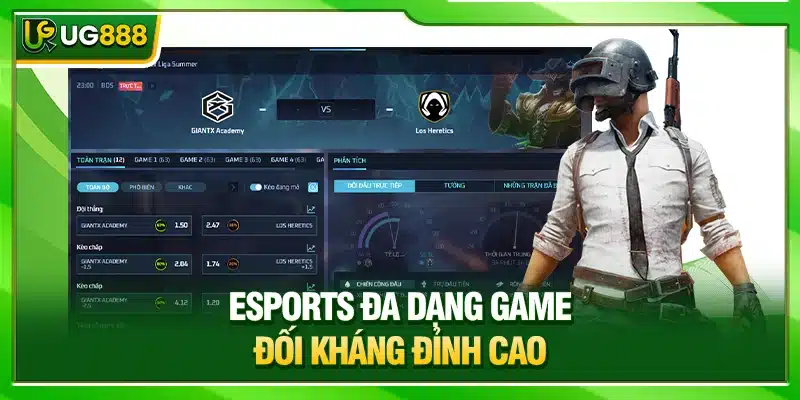 Thể Thao UG888 - Địa Chỉ Cá Cược Sport Betting Đẳng Cấp 2 Esports đa dạng game đối kháng đỉnh cao