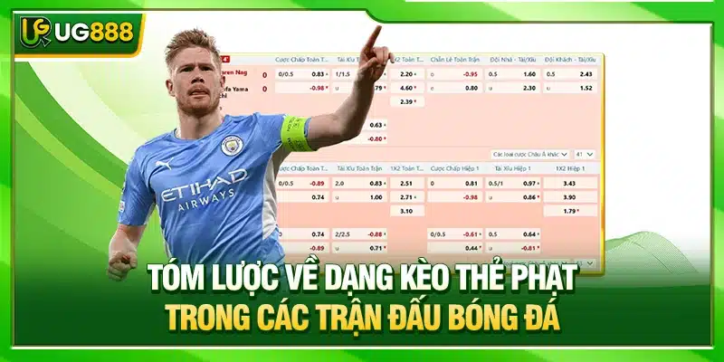 Kèo Thẻ Phạt UG888 - Thủ Thuật Bắt Kèo Chuẩn Xác Từ Chuyên Gia 2 Tóm lược về dạng kèo thẻ phạt trong các trận đấu bóng đá