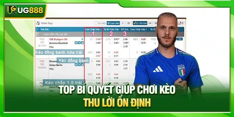 Cách Chơi Cược Chấp 3 Chiều Hiệu Quả Nhất Tại UG888 4 Top bí quyết giúp chơi kèo thu lời ổn định