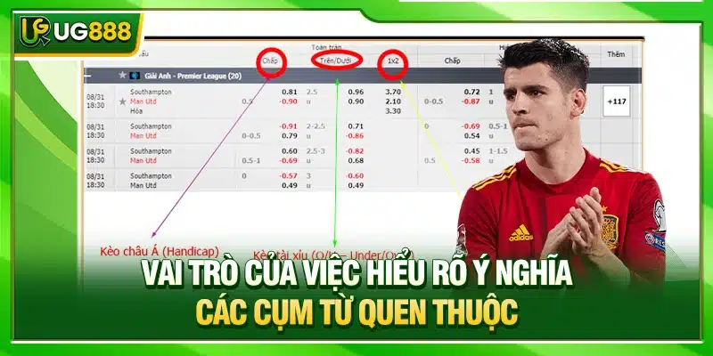 Thuật Ngữ Cá Độ Bóng Đá Từ Cơ Bản Đến Nâng Cao Tại UG888 4 Vai trò của việc hiểu rõ ý nghĩa các cụm từ quen thuộc