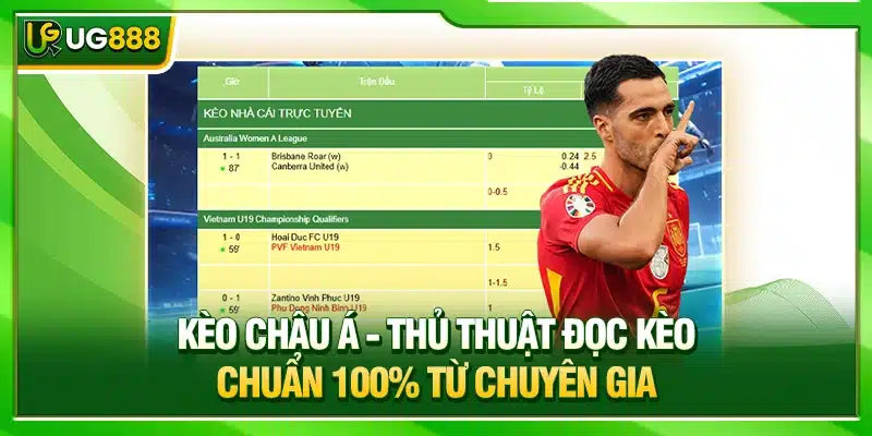 Kèo Châu Á - Thủ Thuật Đọc Kèo Chuẩn 100% Từ Chuyên Gia UG888 1 Kèo Châu Á