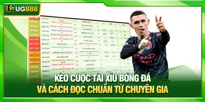 Kèo Cược Tài Xỉu Bóng Đá UG888 Và Cách Đọc Chuẩn Từ Chuyên Gia 1 Kèo Cược Tài Xỉu Bóng Đá