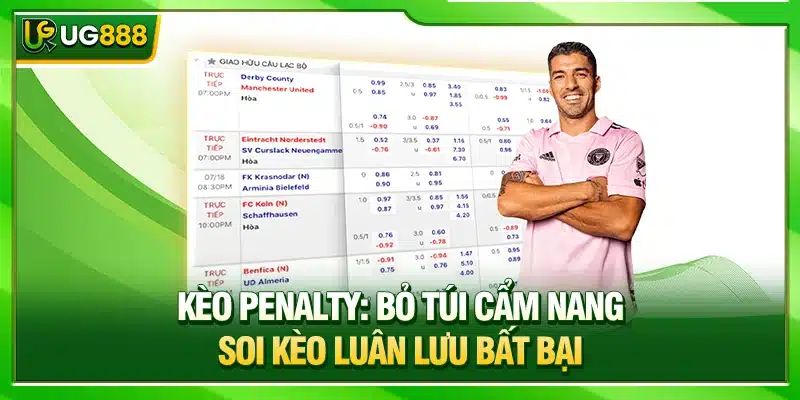Kèo Penalty UG888: Bỏ Túi Cẩm Nang Soi Kèo Luân Lưu Bất Bại 1 Kèo Penalty